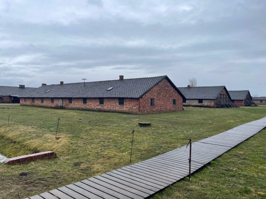 Living quarters at Birkenau