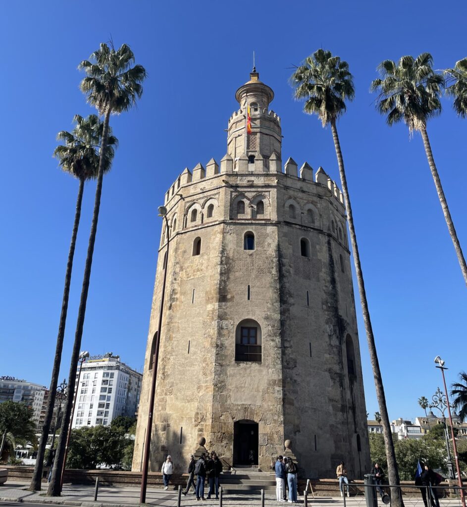 Looking at the Torre del Oro